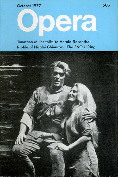 Opera (magazine) - Volume 28 No 10 : October 1977 | Immagine principale