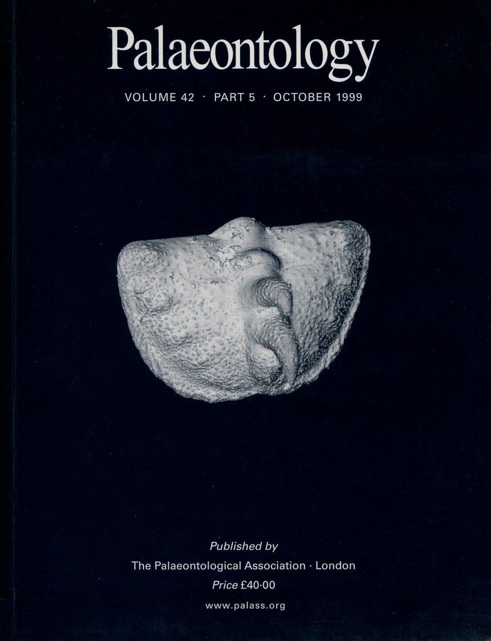 Palaeontology - Volume 42 Part 5 - October 1999 | Immagine principale