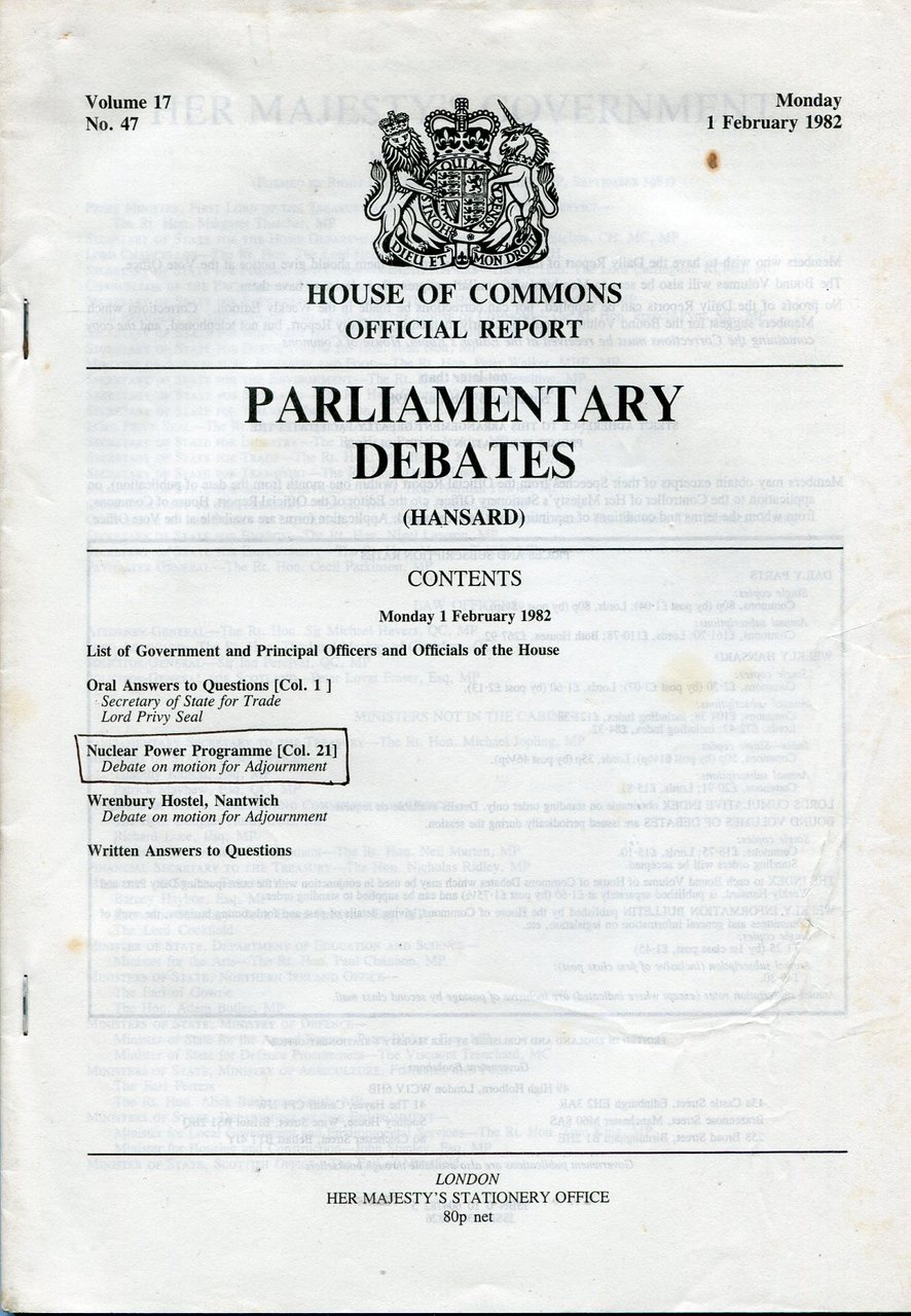 Parliamentary Debates (Official) House of Commons Sixth Series Vol 17 … | Immagine principale