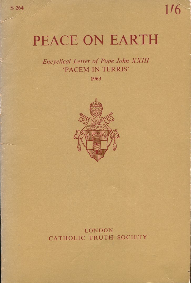Peace on Earth : Encyclical Letter of Pope John XXIII | Immagine principale