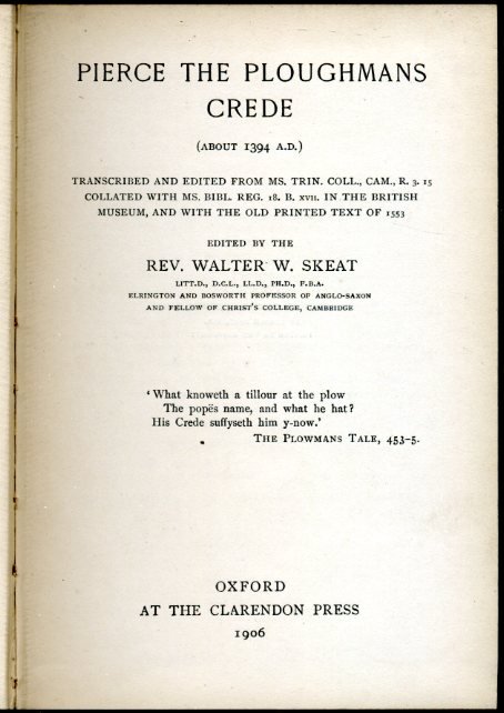 Pierce the Ploughmans Crede | Immagine Gallery 2