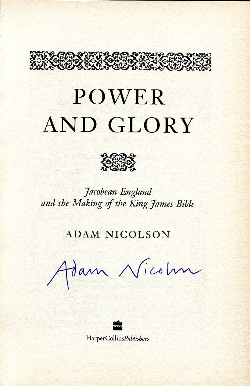 Power and Glory (Signed By Author) | Immagine principale