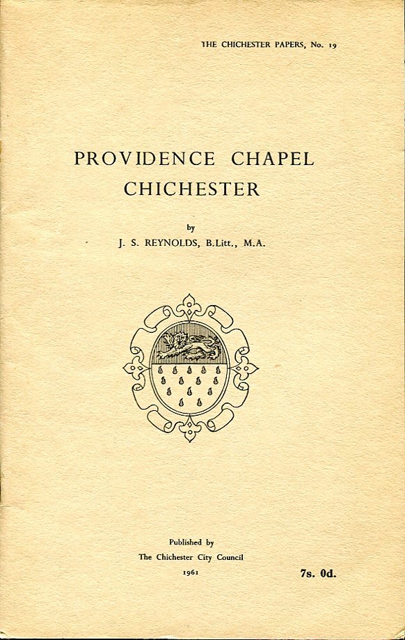 Providence Chapel, Chichester (Chichester papers no 19) | Immagine principale