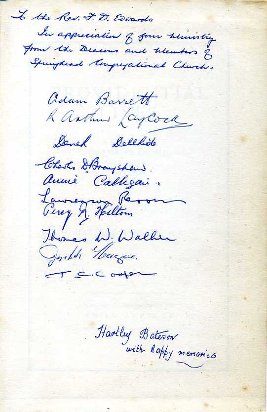 Providential Lives : A History of Providence Church, Springhead, Oldham, … | Immagine principale