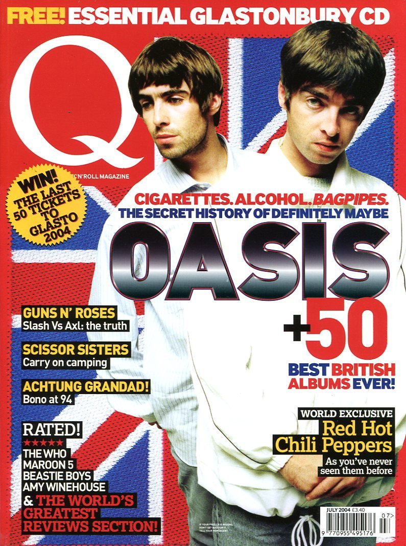 Q Music Magazine : July 2004 : Oasis on Front … | Immagine principale