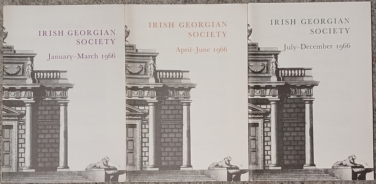 Quarterly Bulletin of the Irish Georgian Society 1966 (all year) | Immagine principale