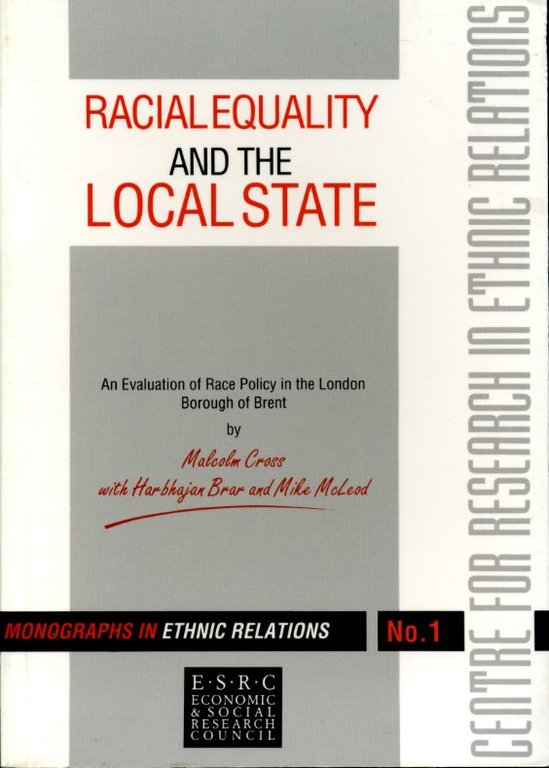 Racial Equality and the Local State - An Evaluation of … | Immagine Gallery 2