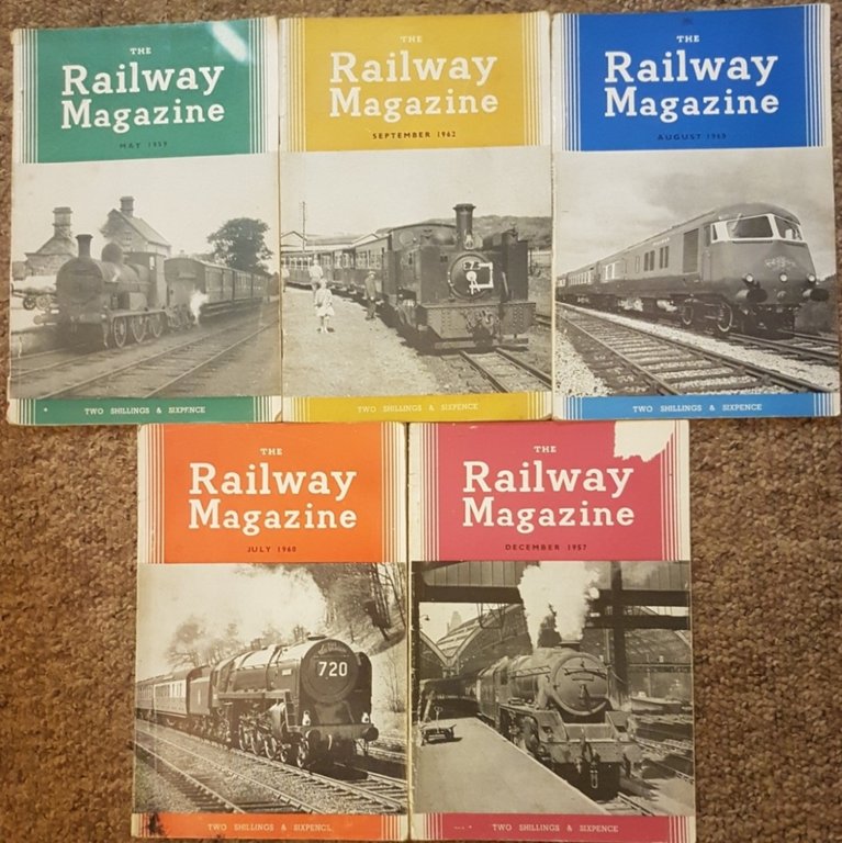 Railway Magazine 1957, 1959, 1960, 1962 (5 issues) | Immagine Gallery 2