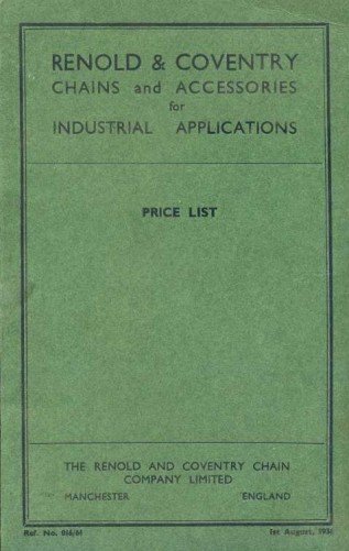 Renold & Coventry Chains and Accessories for Industrial Application : … | Immagine principale