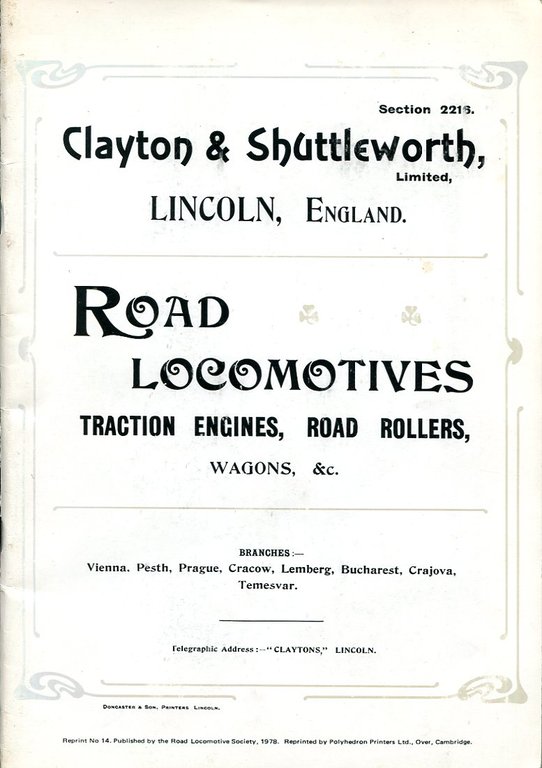 Road Locomotives : Traction Engines, Road Rollers, Wagons &c. | Immagine Gallery 2