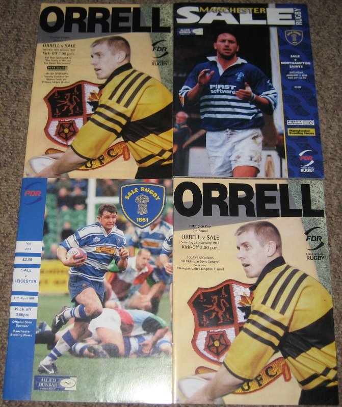 Sale Football Club Match Programmes (4 Copies 1997-1999) | Immagine principale