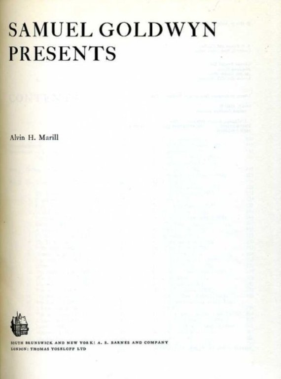 Samuel Goldwyn Presents | Immagine Gallery 2