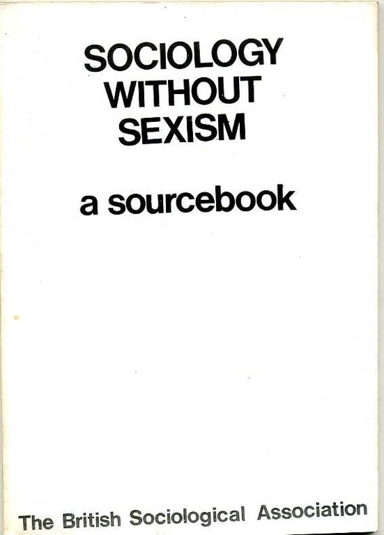 Sociology Without Sexism : A Sourcebook | Immagine Gallery 2