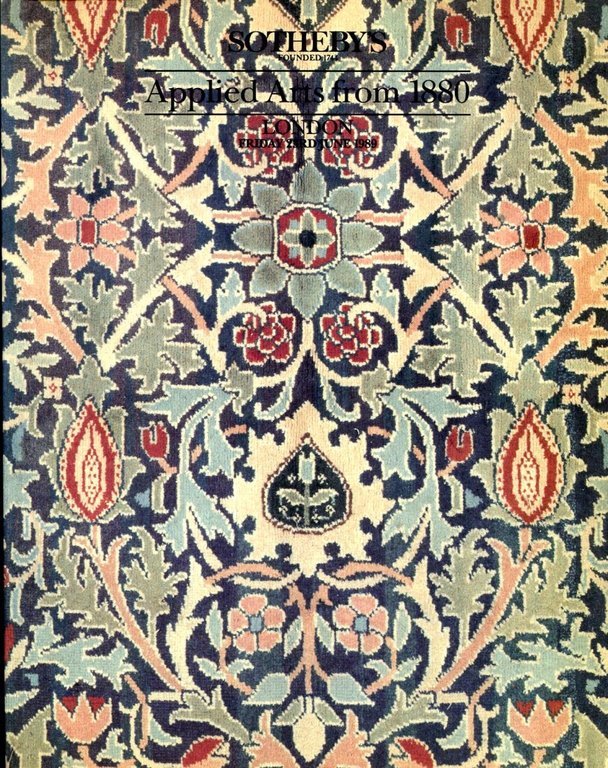 Sotheby's : Applied Arts from 1880 : 23 June 1989 | Immagine Gallery 2