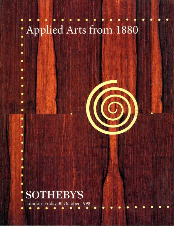 Sotheby's : Applied Arts from 1880 : 30th October 1998 | Immagine Gallery 2