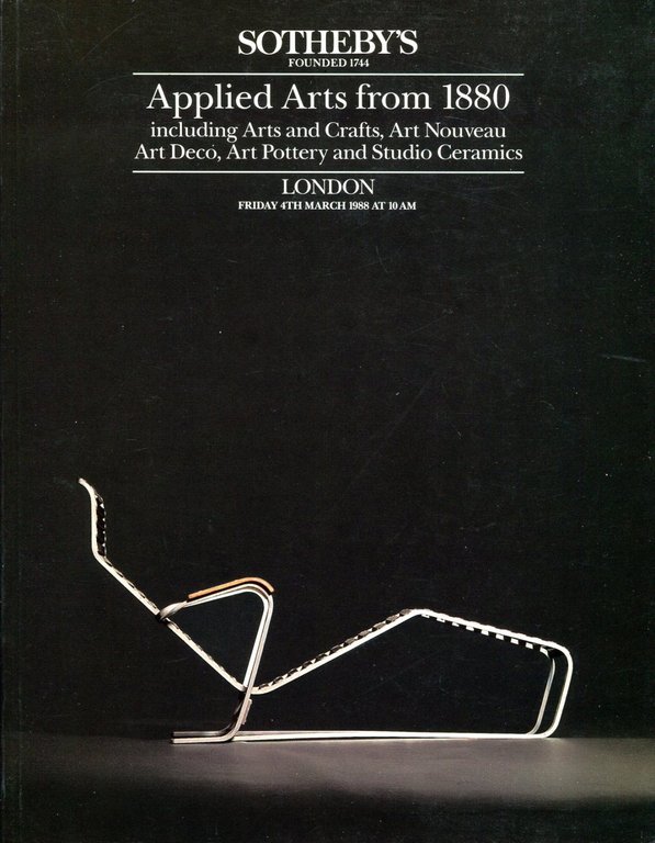 Sotheby's : Applied Arts from 1880 : 4th March 1988 | Immagine Gallery 2