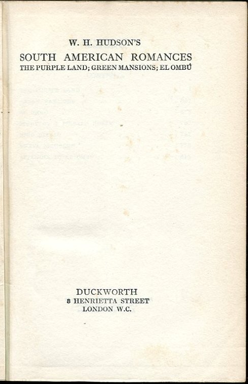 South American Romances | Immagine principale