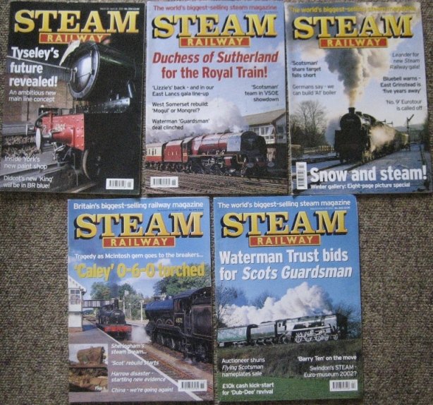 Steam Railway Magazine (5 issues) 2001 No 256, 2002 Nos … | Immagine Gallery 2