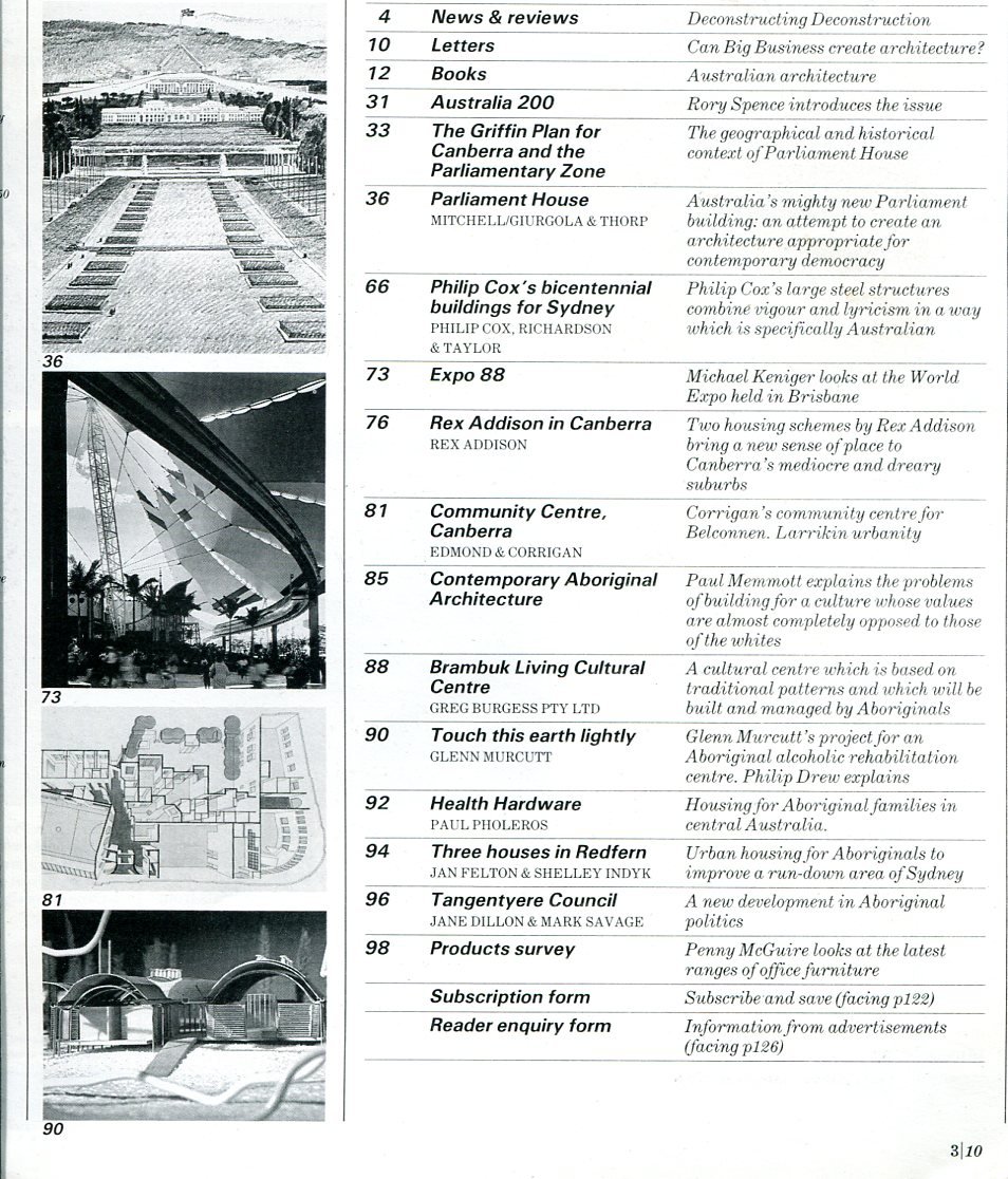 The Architectural Review No. 1100 October 1988 | Immagine principale