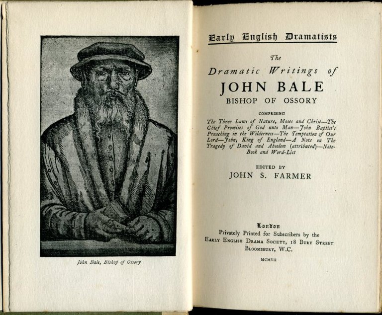 The Dramatic Writings of John Bale - Bishop of Ossory | Immagine Gallery 2