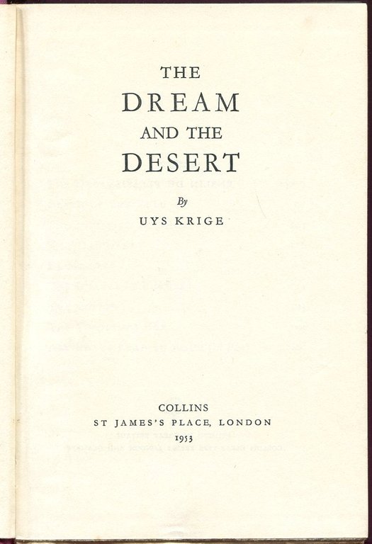 The Dream and the Desert | Immagine Gallery 2