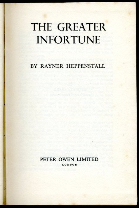 The Greater Infortune | Immagine Gallery 2