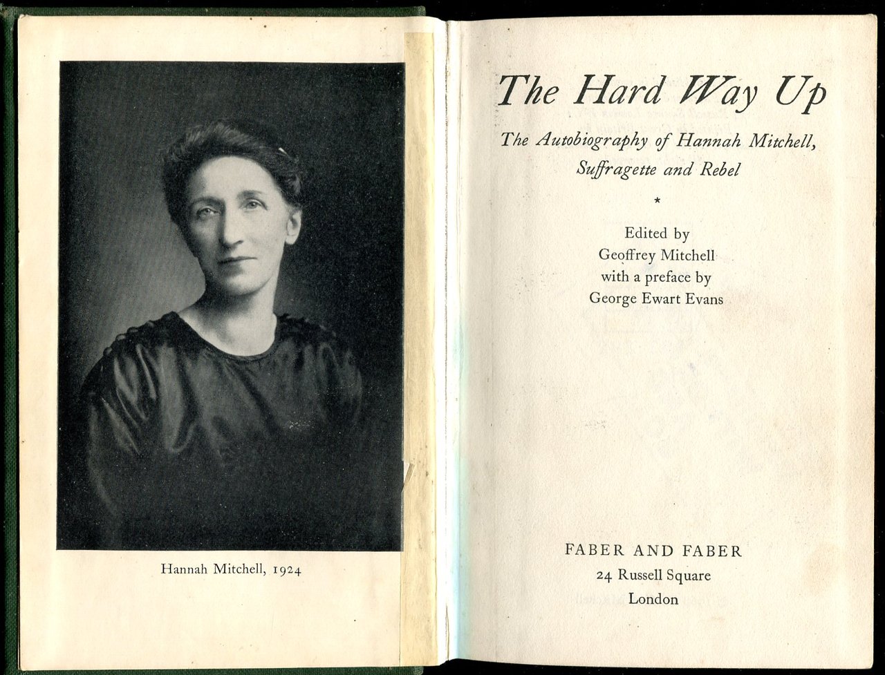 The Hard Way Up : Autobiography of Hannah Mitchell, Suffragette … | Immagine principale