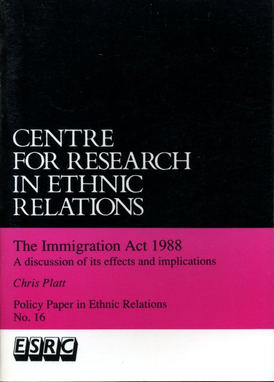The Immigration Act 1988: a discussion of its effects and … | Immagine Gallery 2