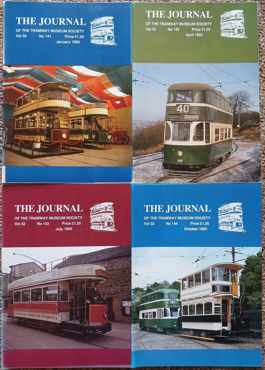 The Journal of the Tramway Museum Society 1993 Vol 32 … | Immagine principale