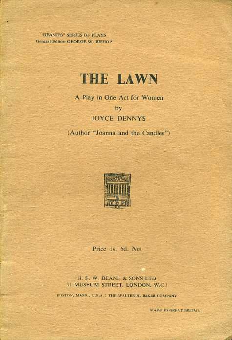 The Lawn : A Play in One Act for Women | Immagine principale