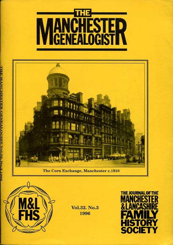 The Manchester Genealogist Vol 32 No 3 | Immagine principale