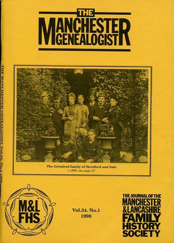 The Manchester Genealogist Vol 34 No 1 | Immagine principale