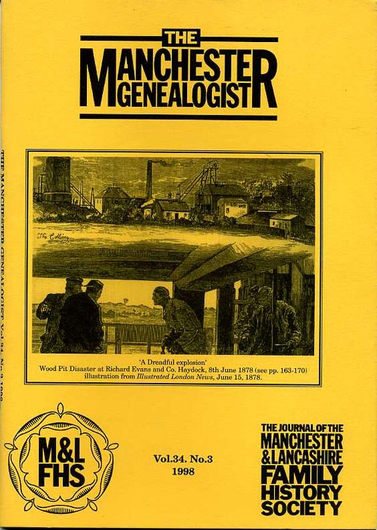 The Manchester Genealogist Vol 34 No 3 | Immagine Gallery 2
