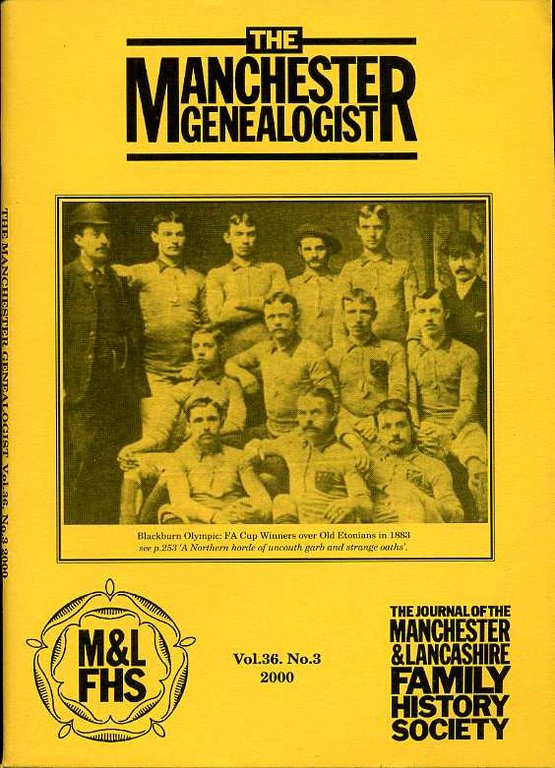The Manchester Genealogist Vol 36 No 3 | Immagine Gallery 2