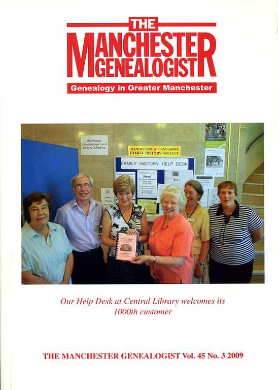 The Manchester Genealogist Vol 45 No 3 | Immagine Gallery 2