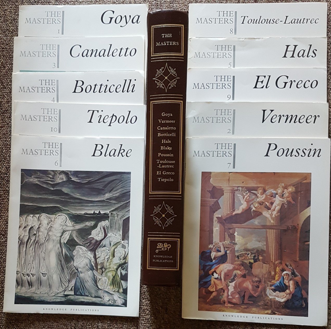 The Masters : Nos 1-10 in Slipcase (Vermeer, Toulouse-Lautrec, Goya … | Immagine principale