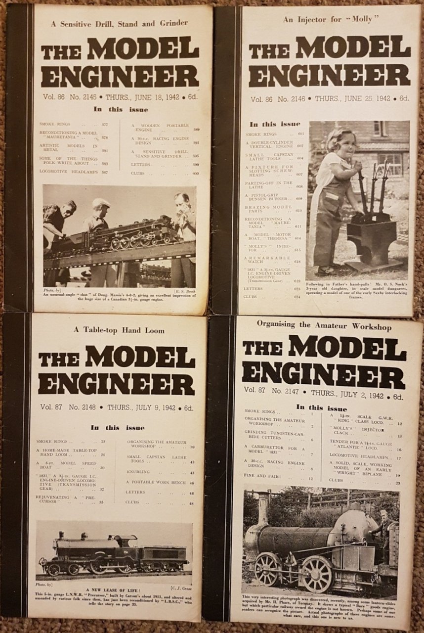 The Model Engineer : 1942 : 4 Copies | Immagine principale