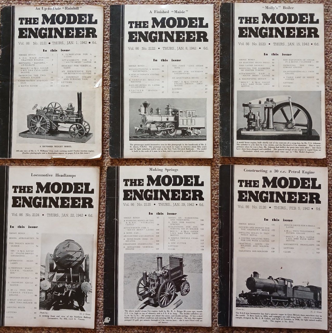The Model Engineer 1942 : 6 Copies : Vol 86 … | Immagine principale