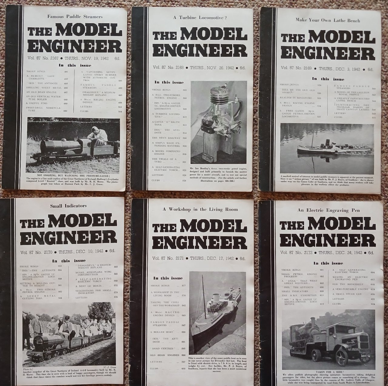The Model Engineer 1942 : 6 Copies : Vol 87 … | Immagine principale