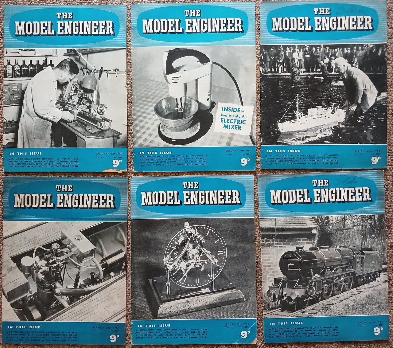 The Model Engineer 6 Copies : 1955 : Vol 112 … | Immagine principale