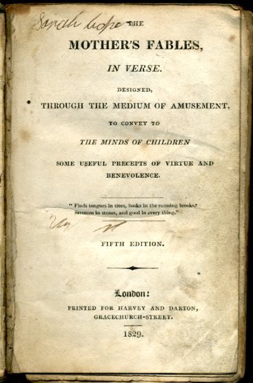 The Mother's Fables, in Verse : Designed Through the Medium … | Immagine Gallery 2