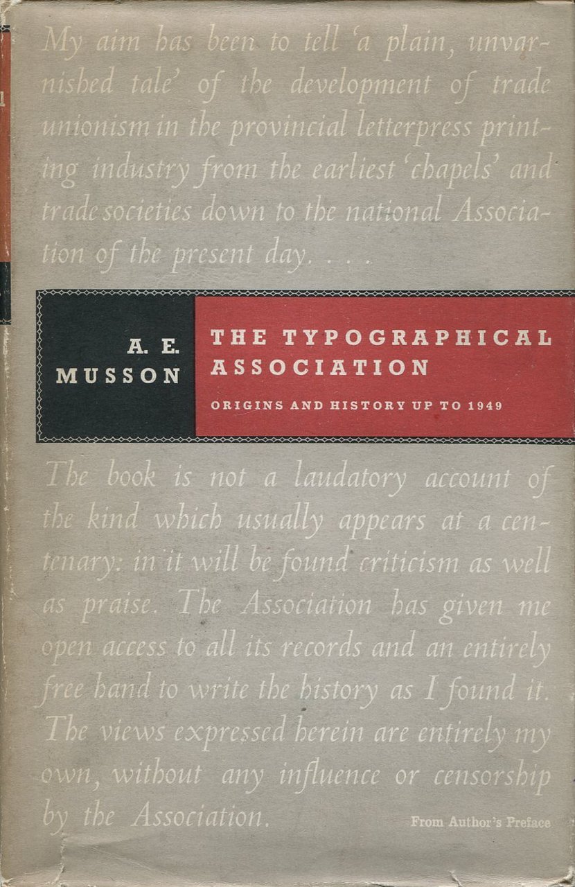 The Typographical Association : Origins and History up to 1949 | Immagine principale