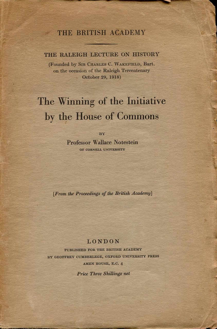 The Winning of the Initiative by the House of Commons | Immagine principale