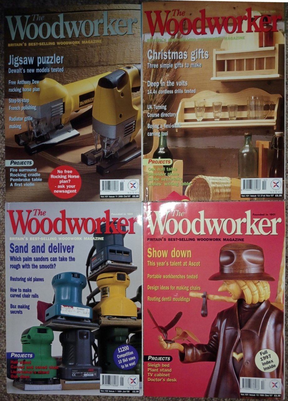 The Woodworker (4 copies) 1997/1998 : Volume 101 Issues 11-13, … | Immagine principale