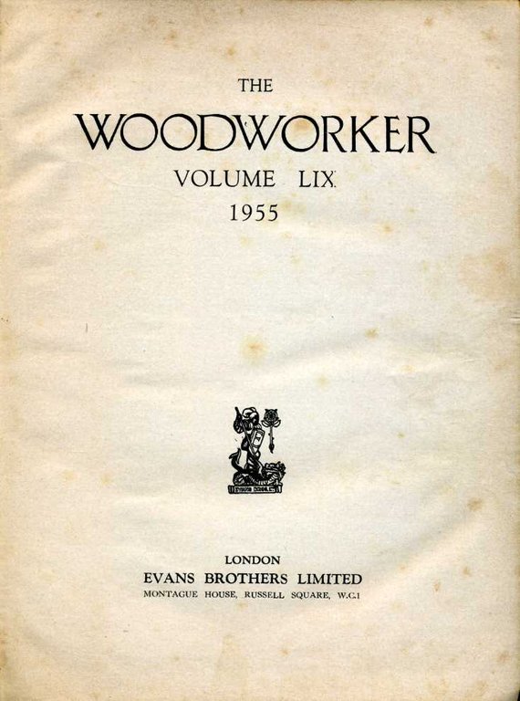 The Woodworker : Volume LIX : 1955 | Immagine Gallery 2