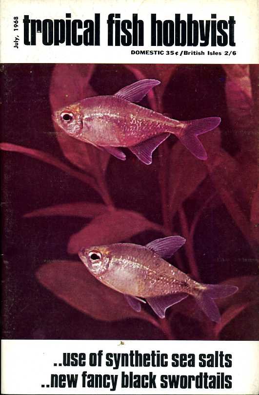 Tropical Fish Hobbyist - July 1968 | Immagine principale