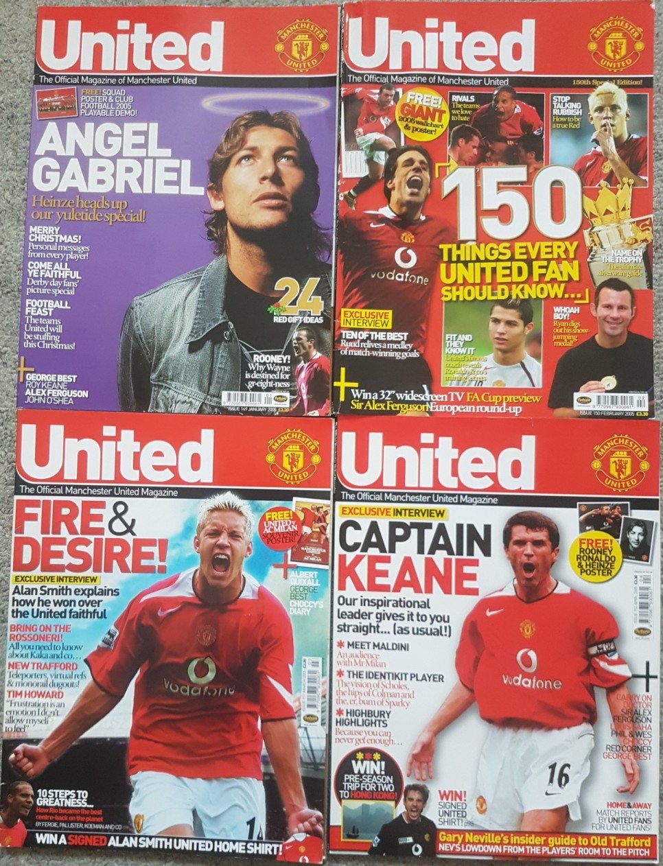 United : The Official Magazine of Manchester United (4 Vols … | Immagine principale