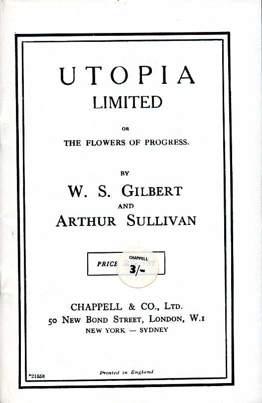 Utopia Limited or the Flowers of Progress | Immagine principale