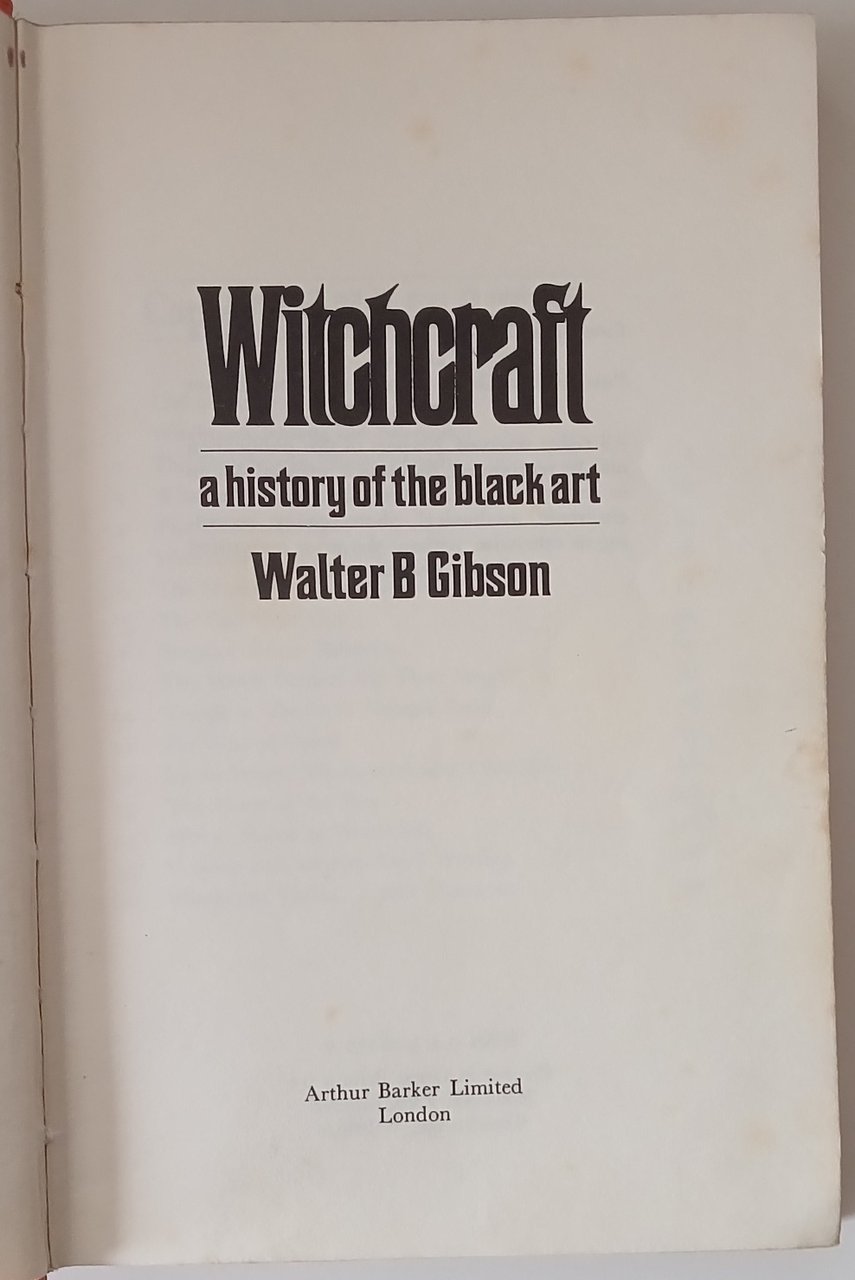 Witchcraft : a History of the Black Art | Immagine principale