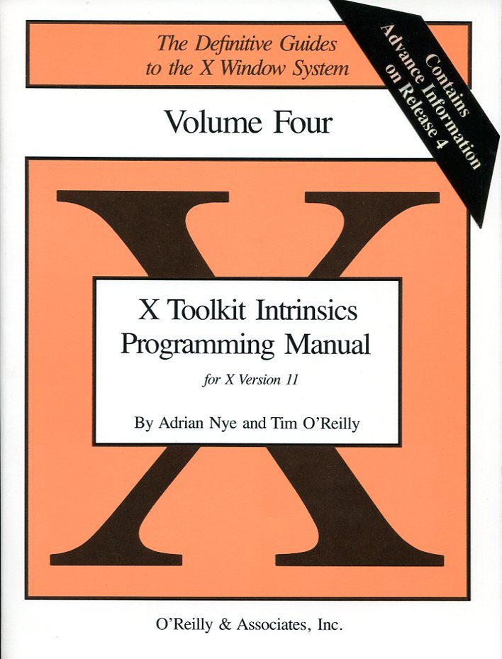 X Toolkit Intrinsics Programming Manual : For Version 11 (Volume … | Immagine principale